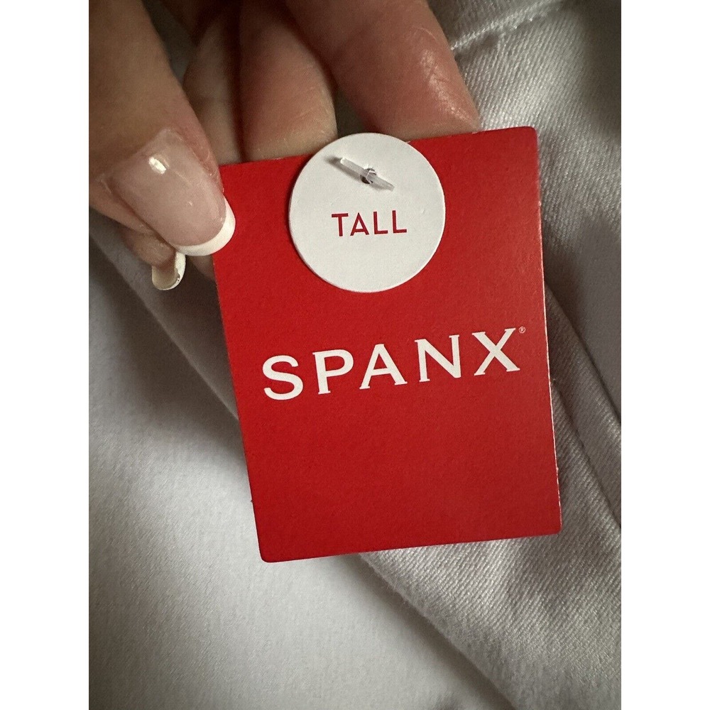 Spanx Women’s On-the-Go Kick Flare Pull On Pant White Stretch XL Tall NWT $148 - Picture 11 of 16
